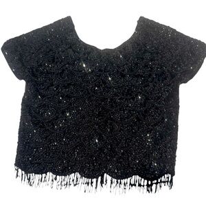 Vintage sequin top